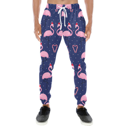 Flamingo Christmas Men's Sweatpants