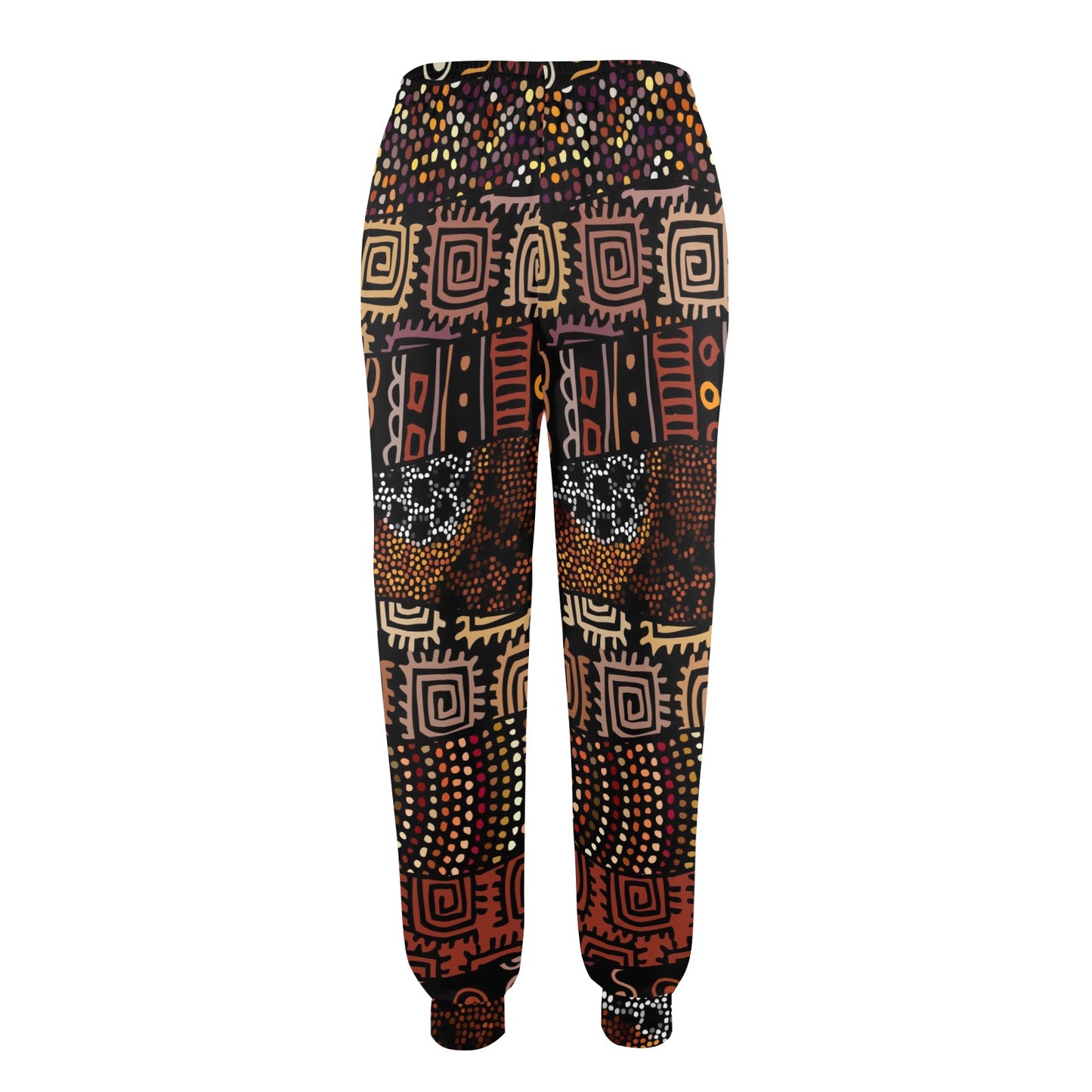 African Pattern Print Design 07 Women's Casual Track Pants