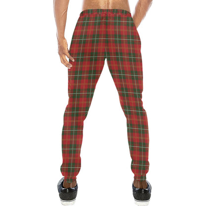 Holiday Tartan Plaid Pattern Men's Sweatpants
