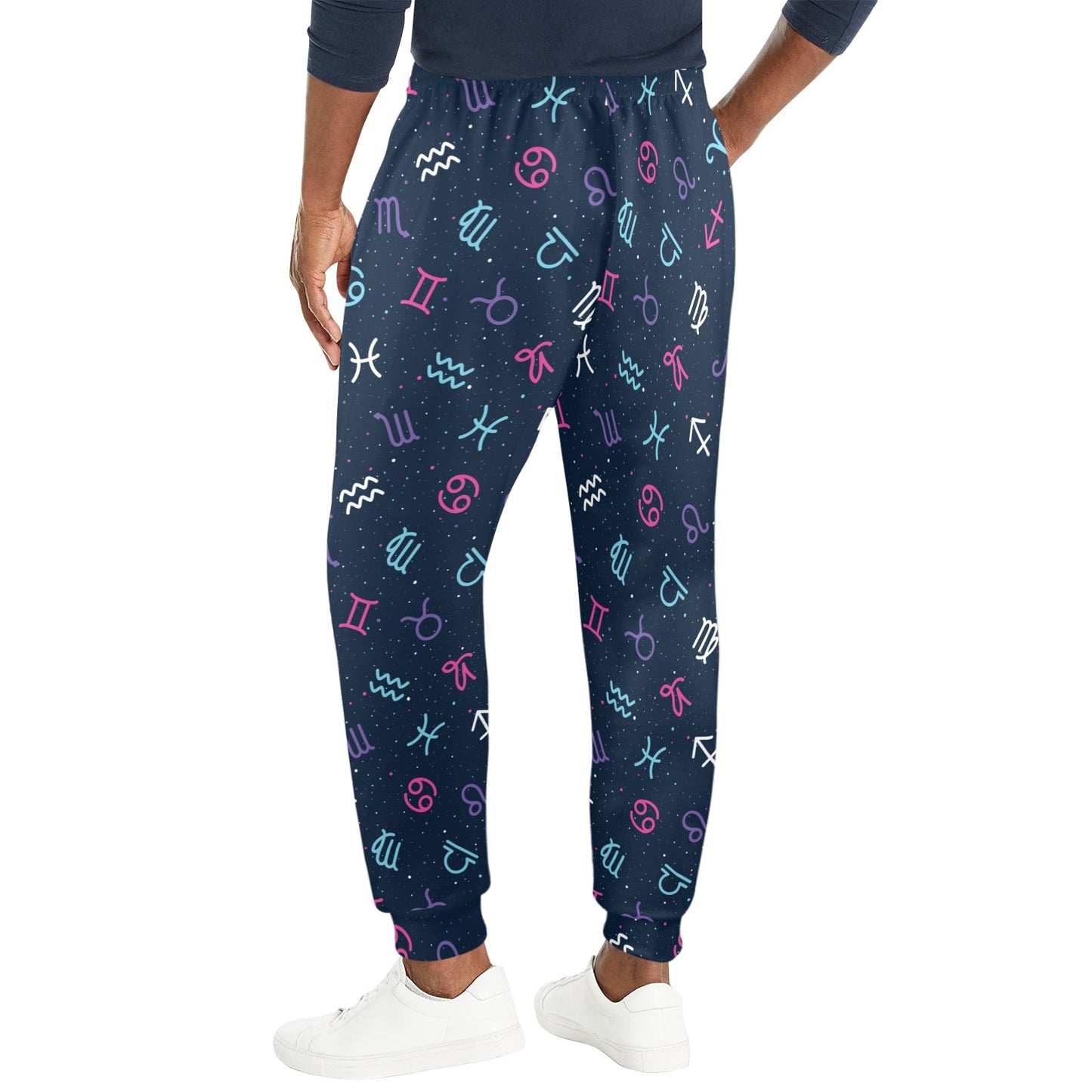 Constellation Pattern Print Design 04 Men's Casual Track Pants