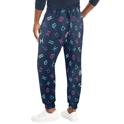 Constellation Pattern Print Design 04 Men's Casual Track Pants