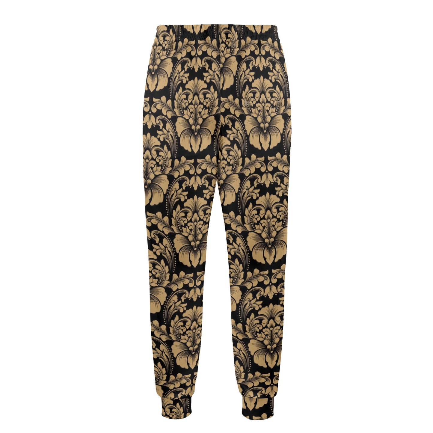 damask brown Design Print Pattern JJ057 Men's Casual Track Pants