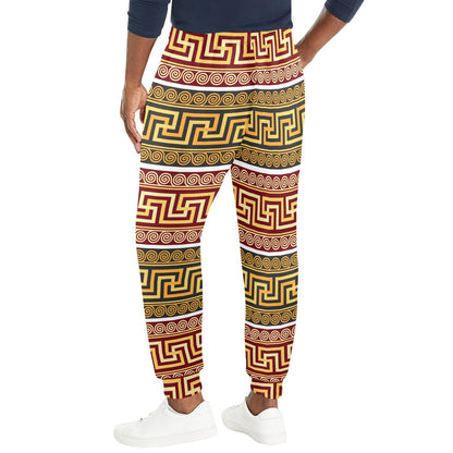 Ancient Greek Pattern Print Design LKS302 Men's Casual Track Pants