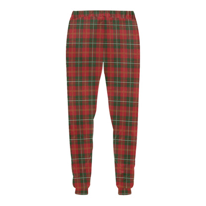 Holiday Tartan Plaid Pattern Men's Sweatpants