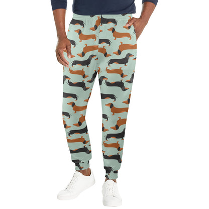 Dachshund Cute Print Pattern Men's Casual Track Pants