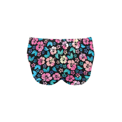 Pink Hibiscus Hawaiian Flower Men's Swimming Briefs