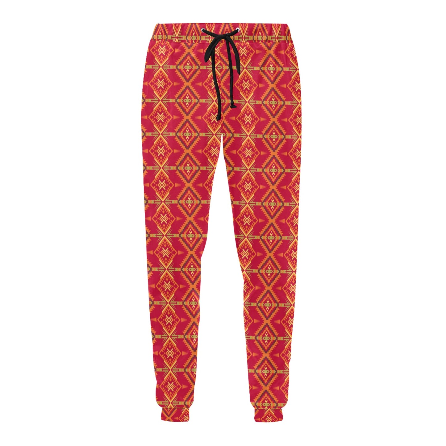 Southwest Aztec Design Themed Print Men's Sweatpants