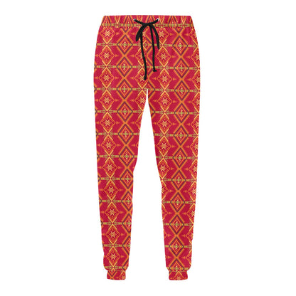 Southwest Aztec Design Themed Print Men's Sweatpants