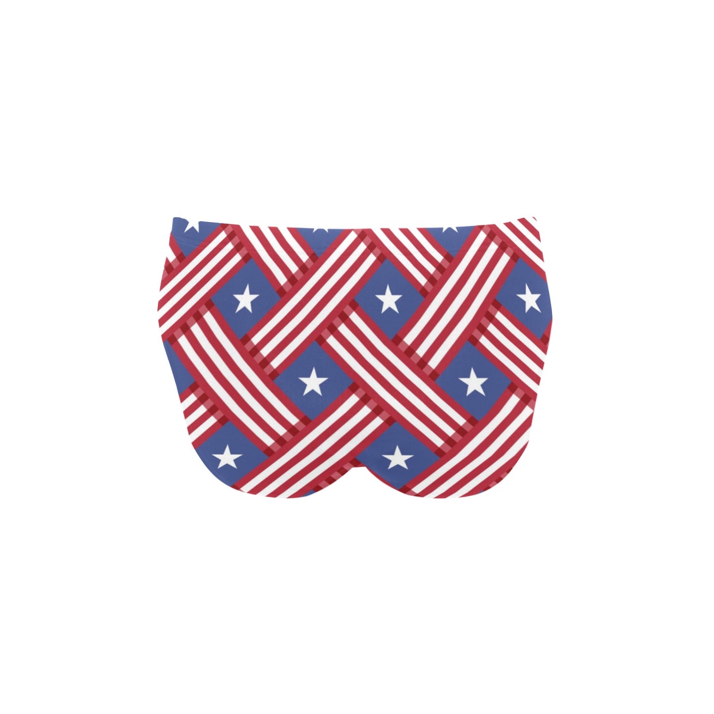 American flag Pattern Men's Swimming Briefs