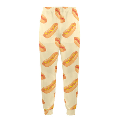 Hot Dog Pattern Print Design 05 Men's Casual Track Pants