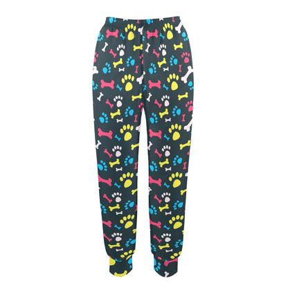 Paw Design Print Women's Casual Track Pants
