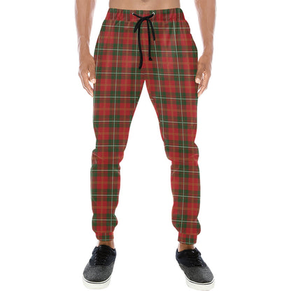 Holiday Tartan Plaid Pattern Men's Sweatpants