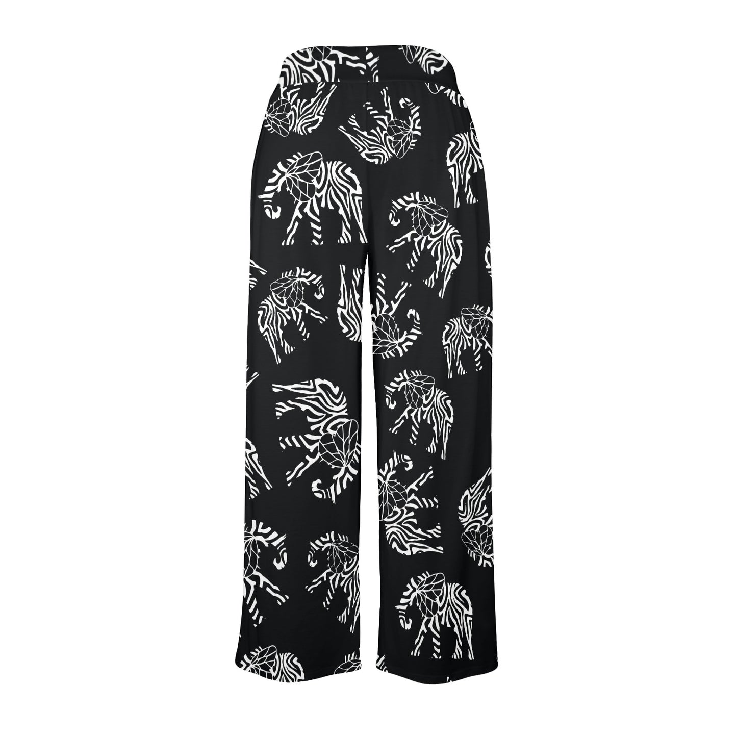 Elephant Tribal Women's Wide Leg Lounge Pants