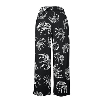 Elephant Tribal Women's Wide Leg Lounge Pants