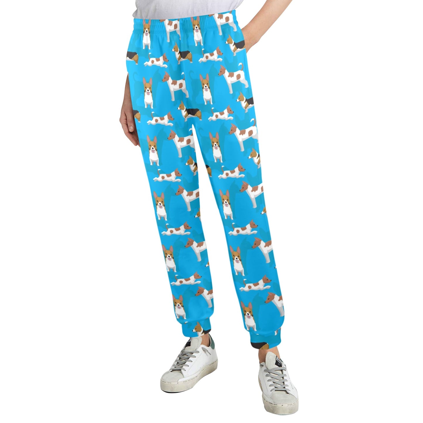 Cardigan Welsh Corgis Pattern Print Design 01 Women's Casual Track Pants