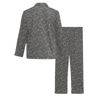 Steak Print Design LKS302 Men's Long Pajama Set
