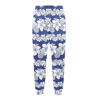 Hawaiian Themed Pattern Print Design H07 Men's Casual Track Pants