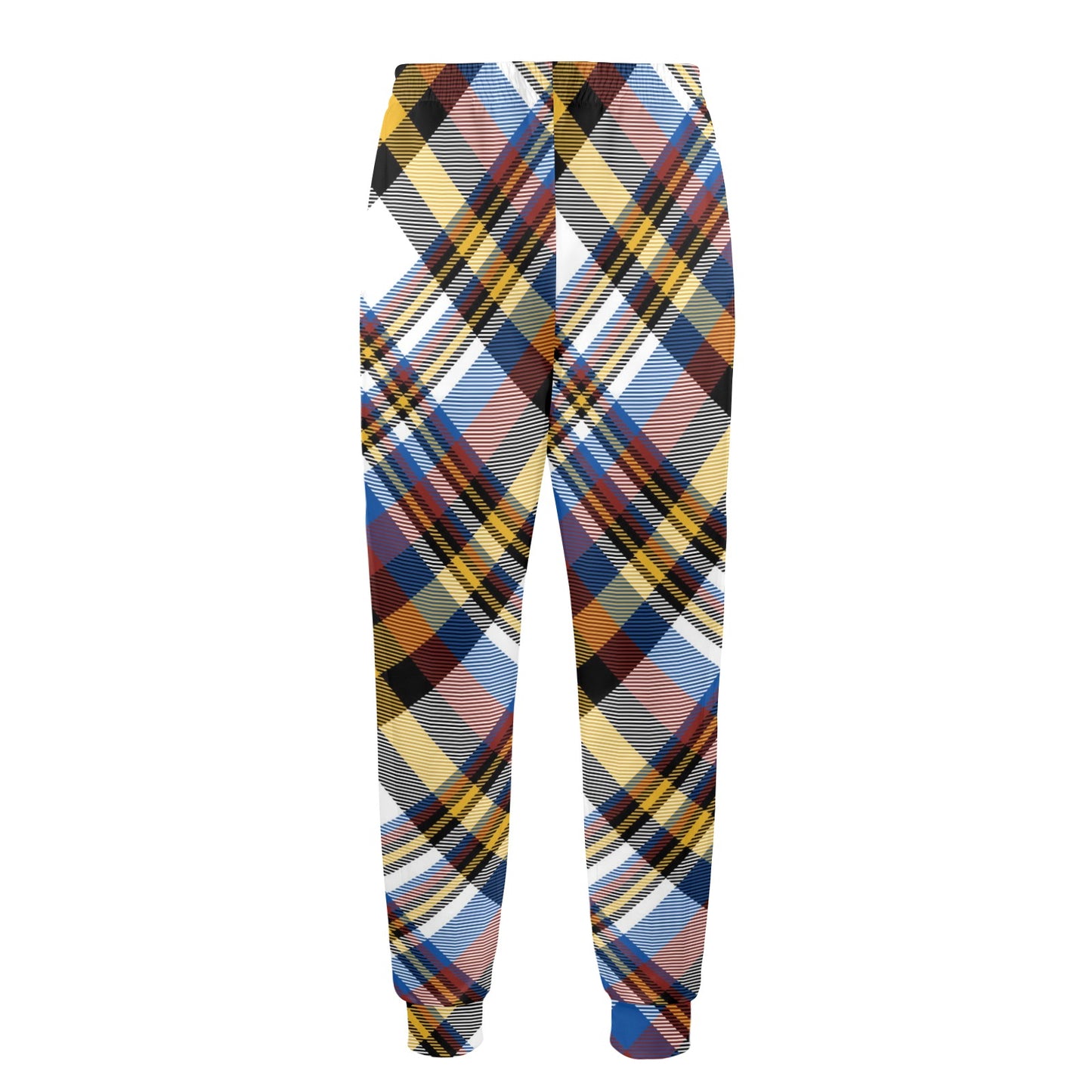Madras Pattern Print Design 01 Men's Casual Track Pants