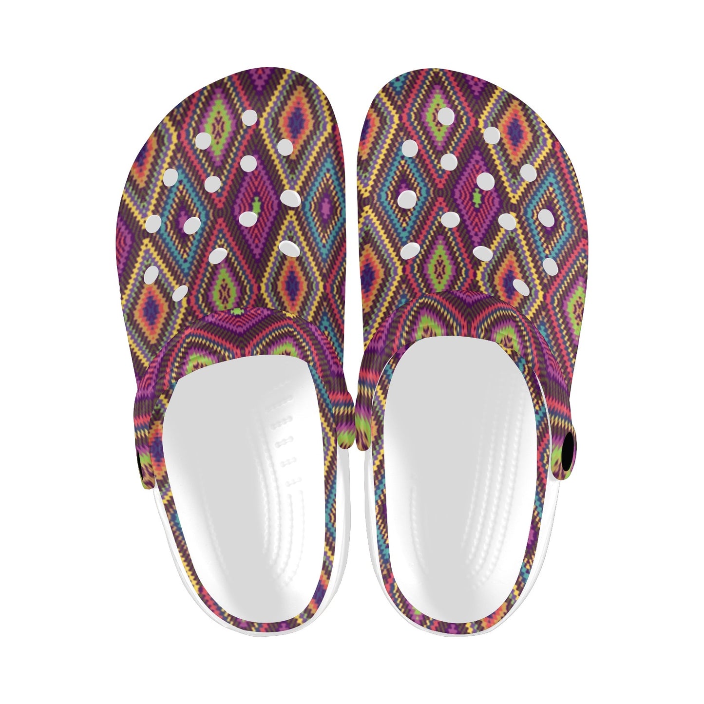 Southwestern Print Unisex Clogs Shoes