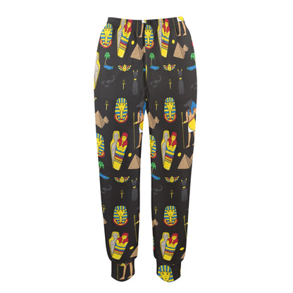 egyptian Design Print Pattern JJ0174 Women's Casual Track Pants