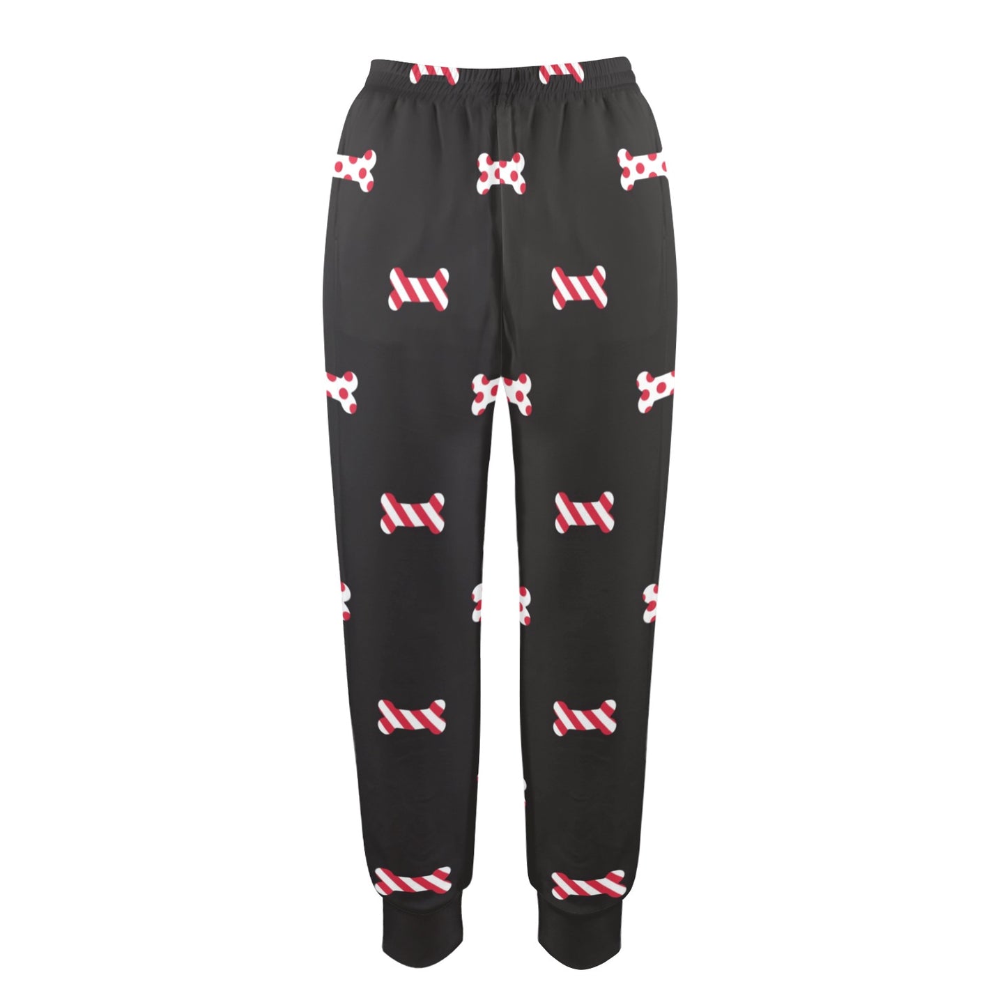 Dog Bone Pattern Print Design 04 Women's Casual Track Pants