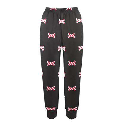 Dog Bone Pattern Print Design 04 Women's Casual Track Pants