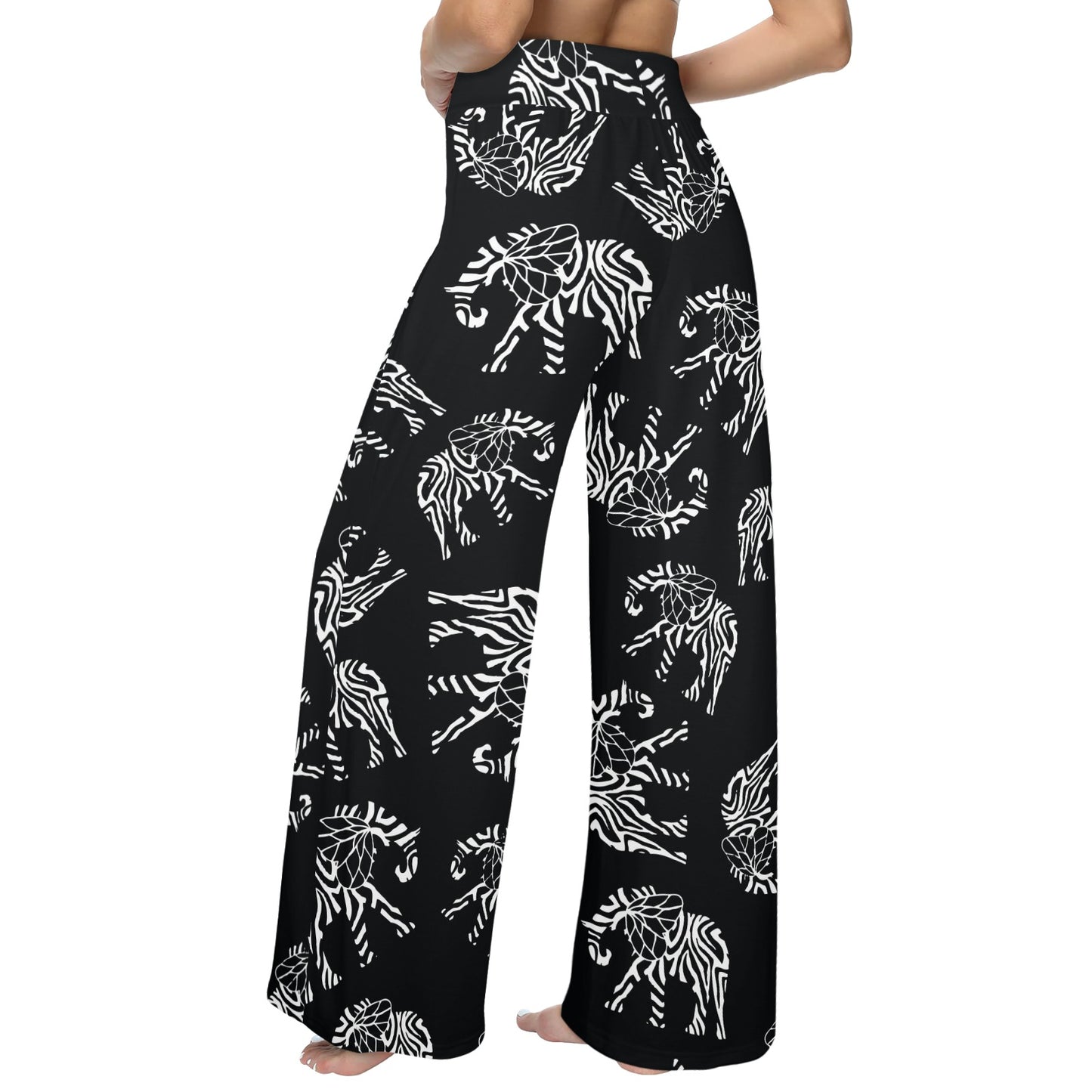 Elephant Tribal Women's Wide Leg Lounge Pants