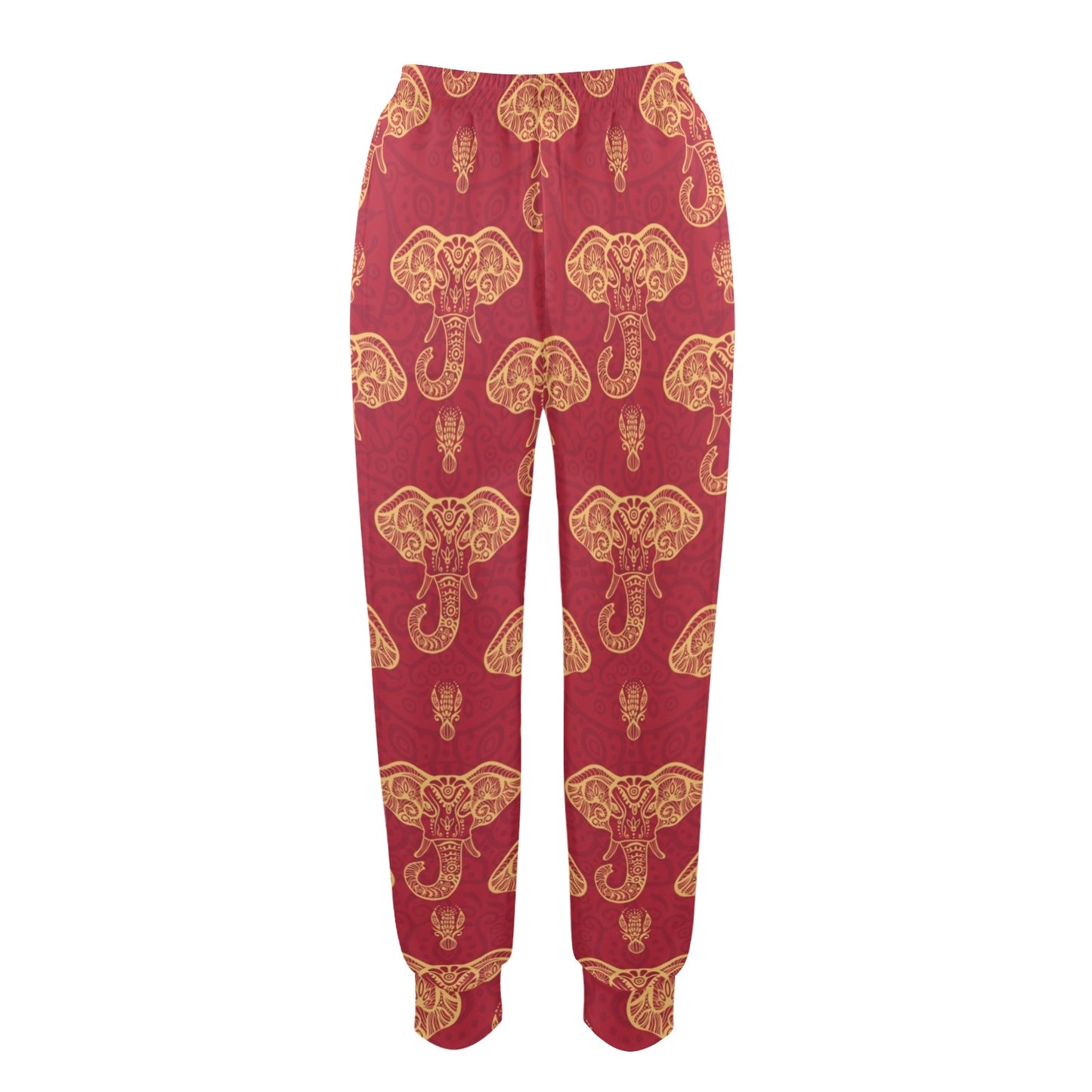elephant boho style Design Print Pattern JJ0190 Women's Casual Track Pants