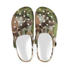 Camo Realistic Tree Forest Print Unisex Clogs Shoes