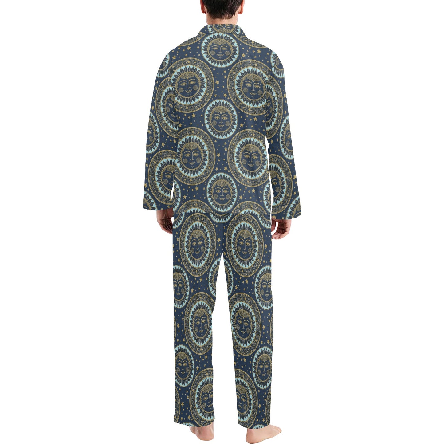 Boho Sun Dream Men's Long Pajama Set