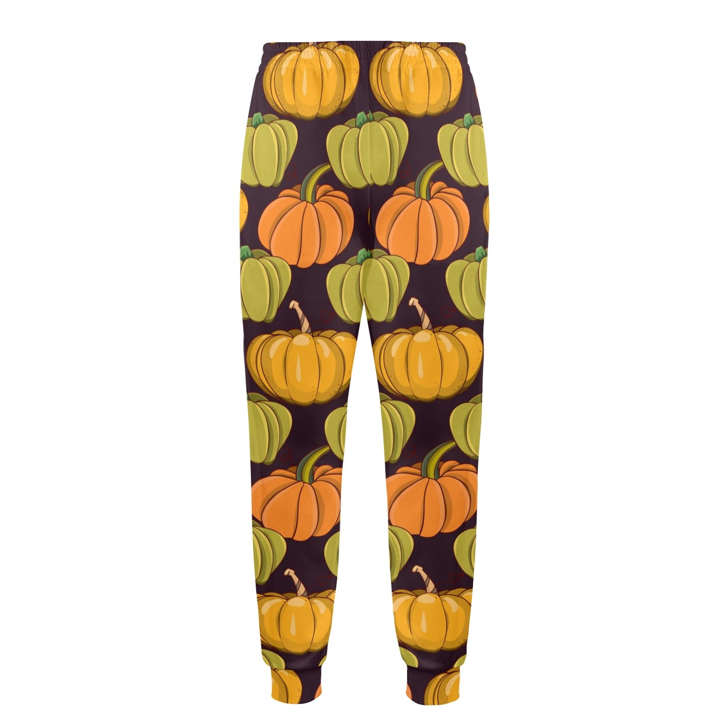 Pumpkin Pattern Print Design A01 Men's Casual Track Pants