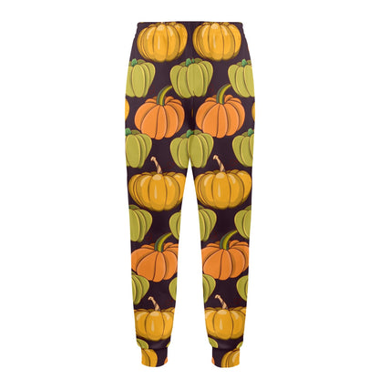 Pumpkin Pattern Print Design A01 Men's Casual Track Pants
