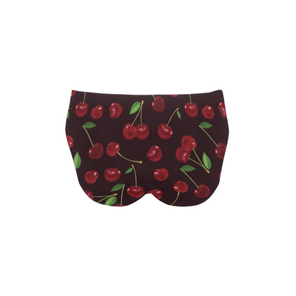 Cherry Fresh Pattern Men's Swimming Briefs