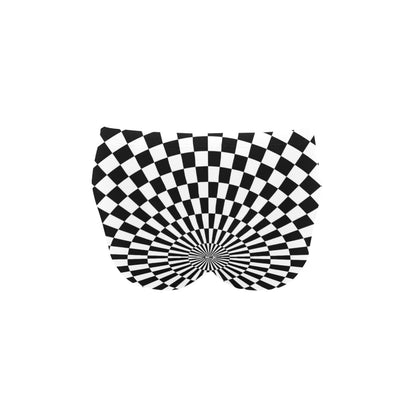 Checkered Flag Optical illusion Men's Swimming Briefs