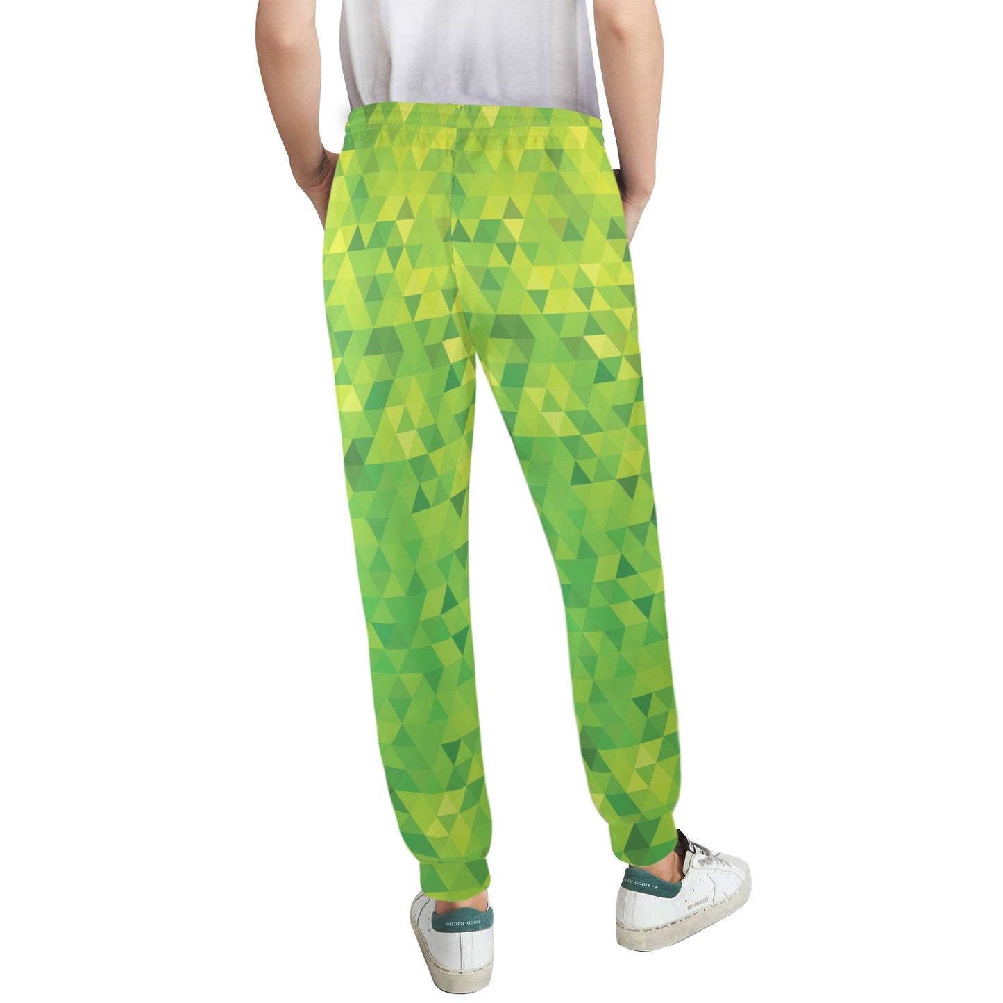 Geometric Print Design LKS402 Women's Casual Track Pants