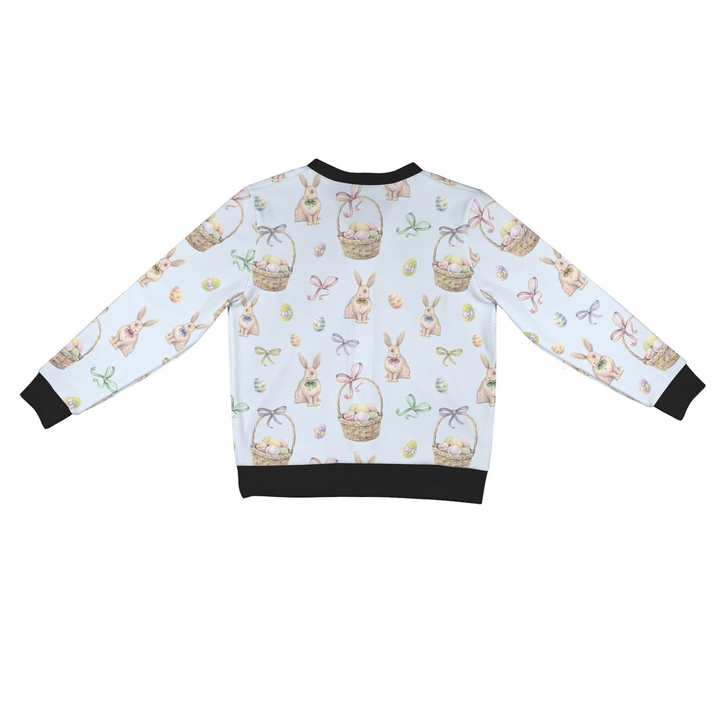 Rabbit Easter Eggs Pattern Print Design 03 Women's Cardigan