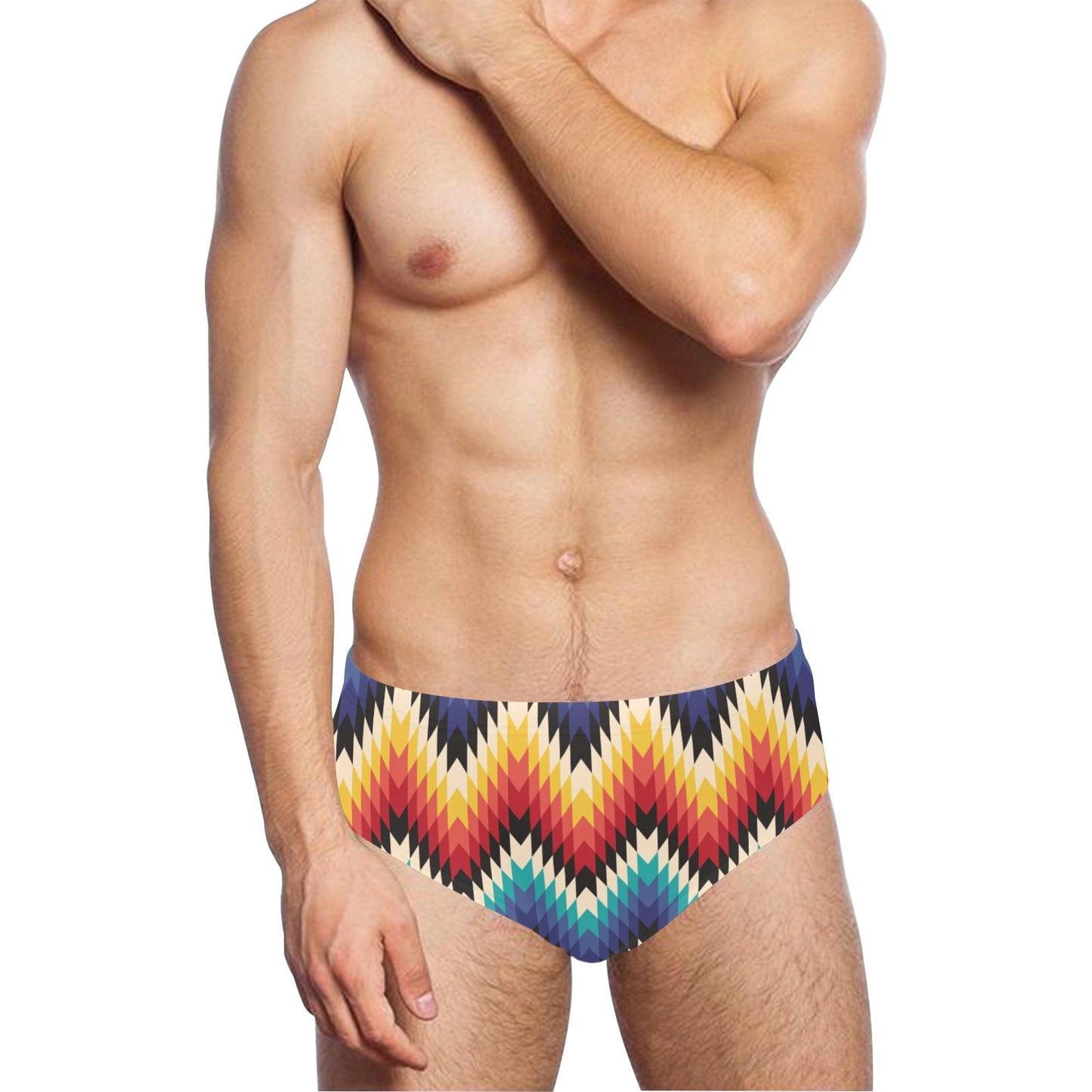Tribal Aztec Men's Swimming Briefs