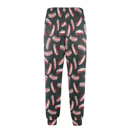 Bacon Pattern Print Design 02 Men's Casual Track Pants