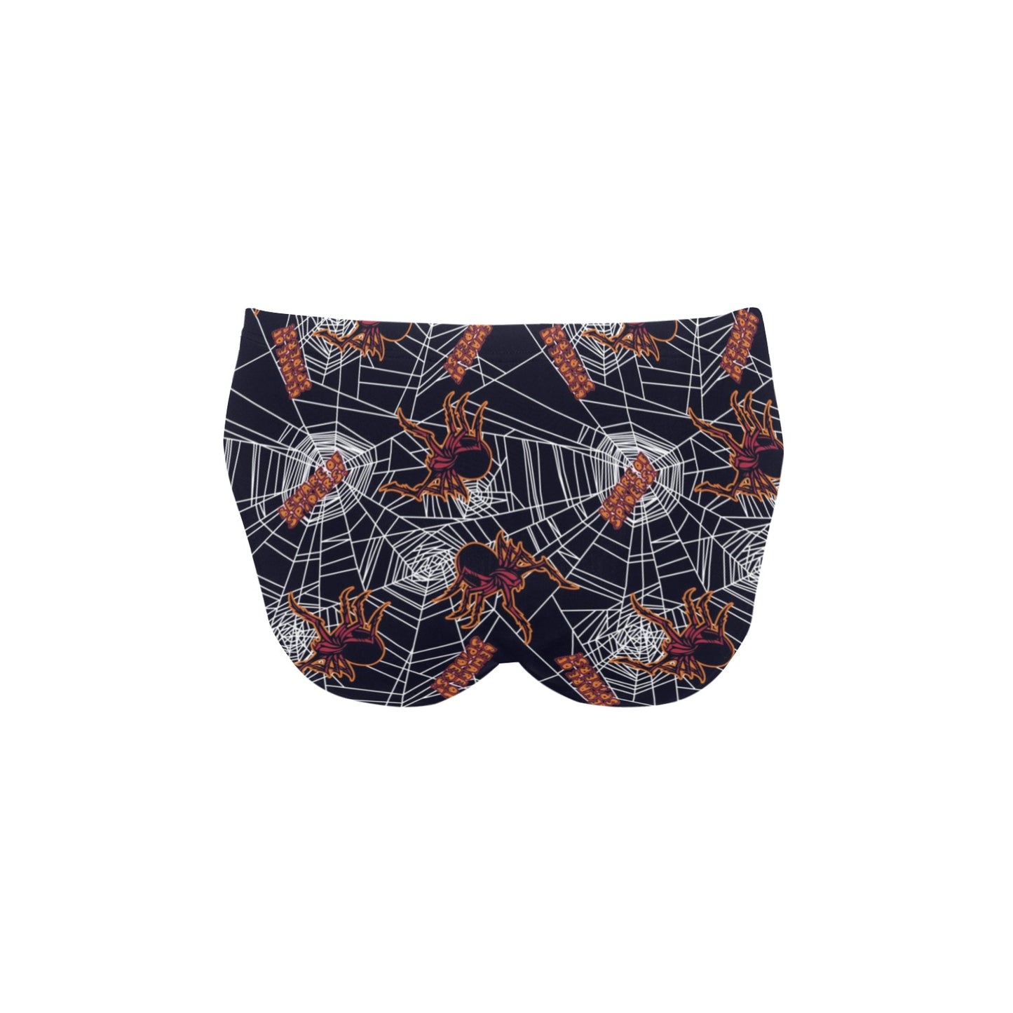 Tarantula Spiderwebs Pattern Print Design 01 Men's Swimming Briefs