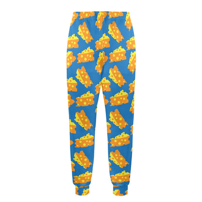 Cheese Pattern Print Design 05 Men's Casual Track Pants