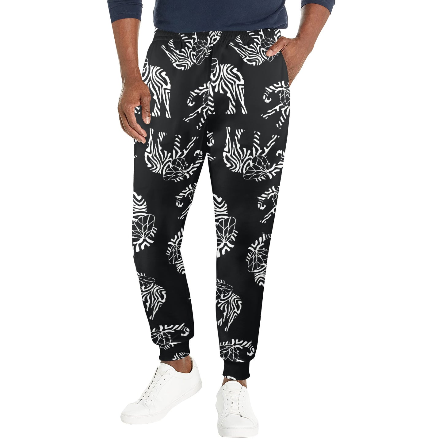 Elephant Tribal Men's Casual Track Pants