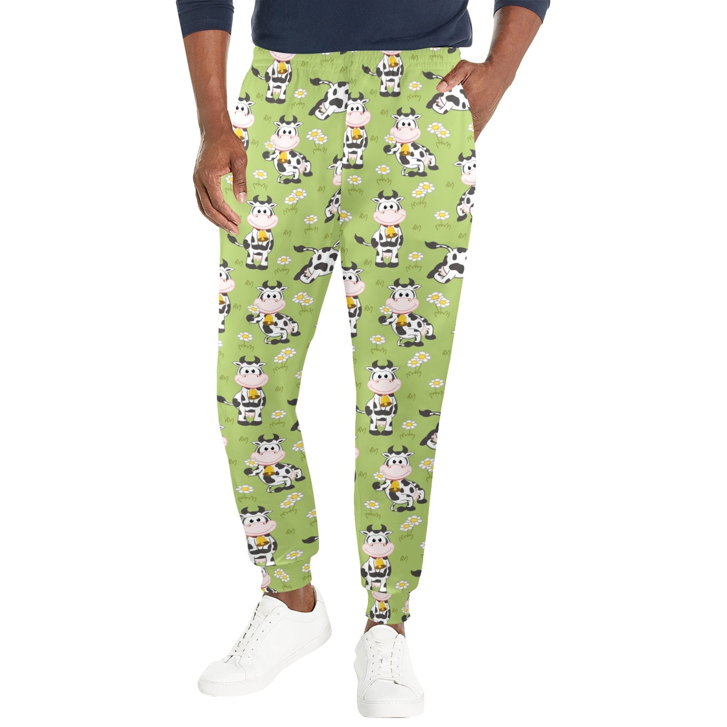 Cattle Print Design LKS401 Men's Casual Track Pants