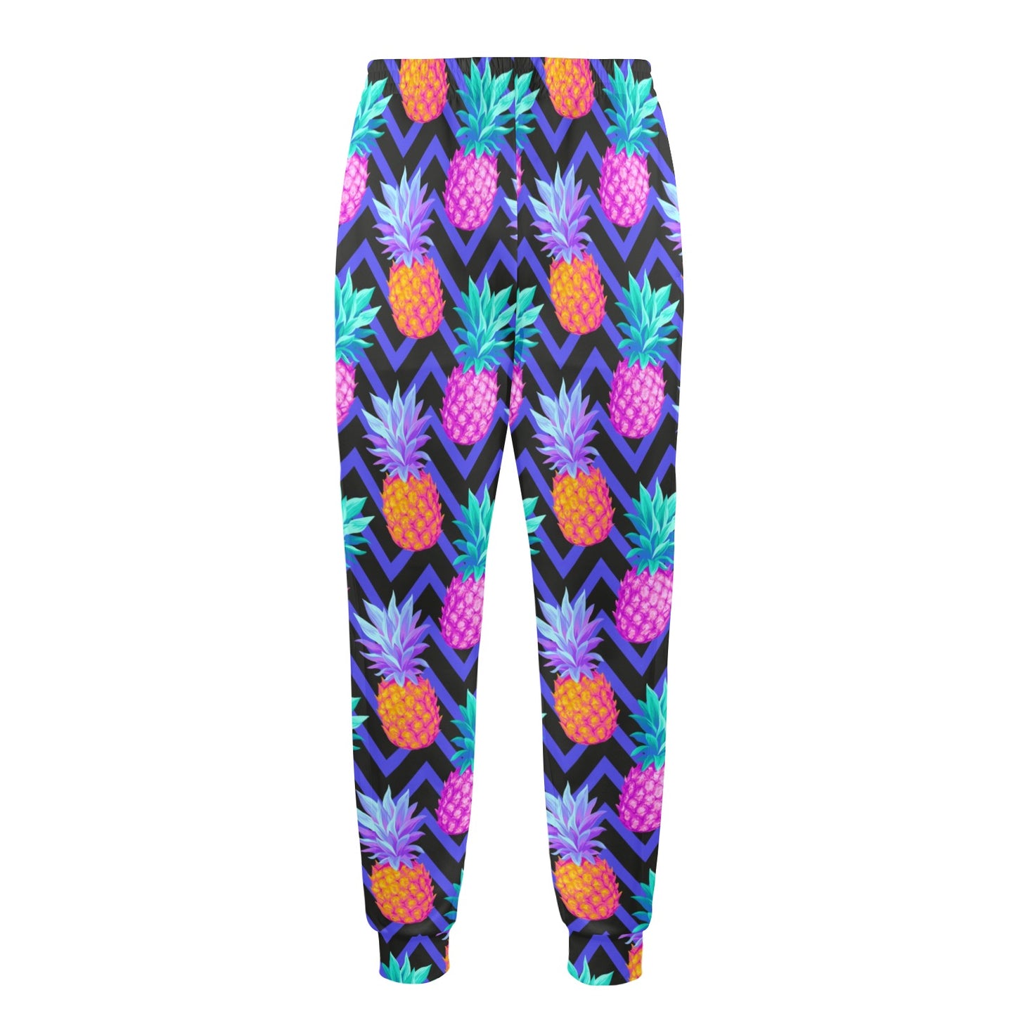 Pineapple Color Art Pattern Men's Casual Track Pants