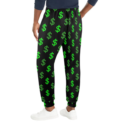Dollar symbol Design Print Pattern JJ0121 Men's Casual Track Pants