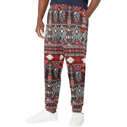 Tribal Aztec Indians native american Men's Casual Track Pants