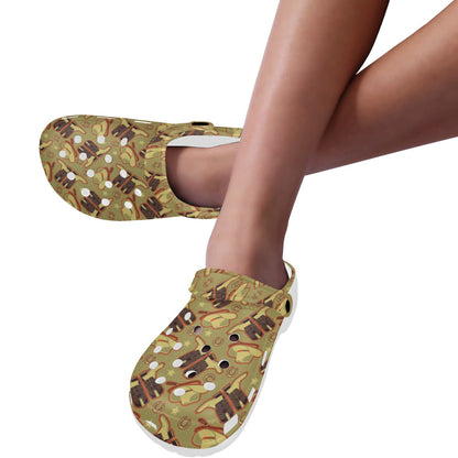 Western Cowboy Themed Unisex Clogs Shoes