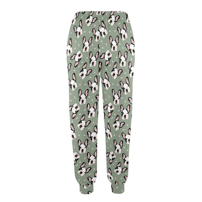 Boston Terrier Pattern Print Design 05 Women's Casual Track Pants