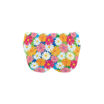 Daisy Pattern Print Design DS05 Men's Swimming Briefs