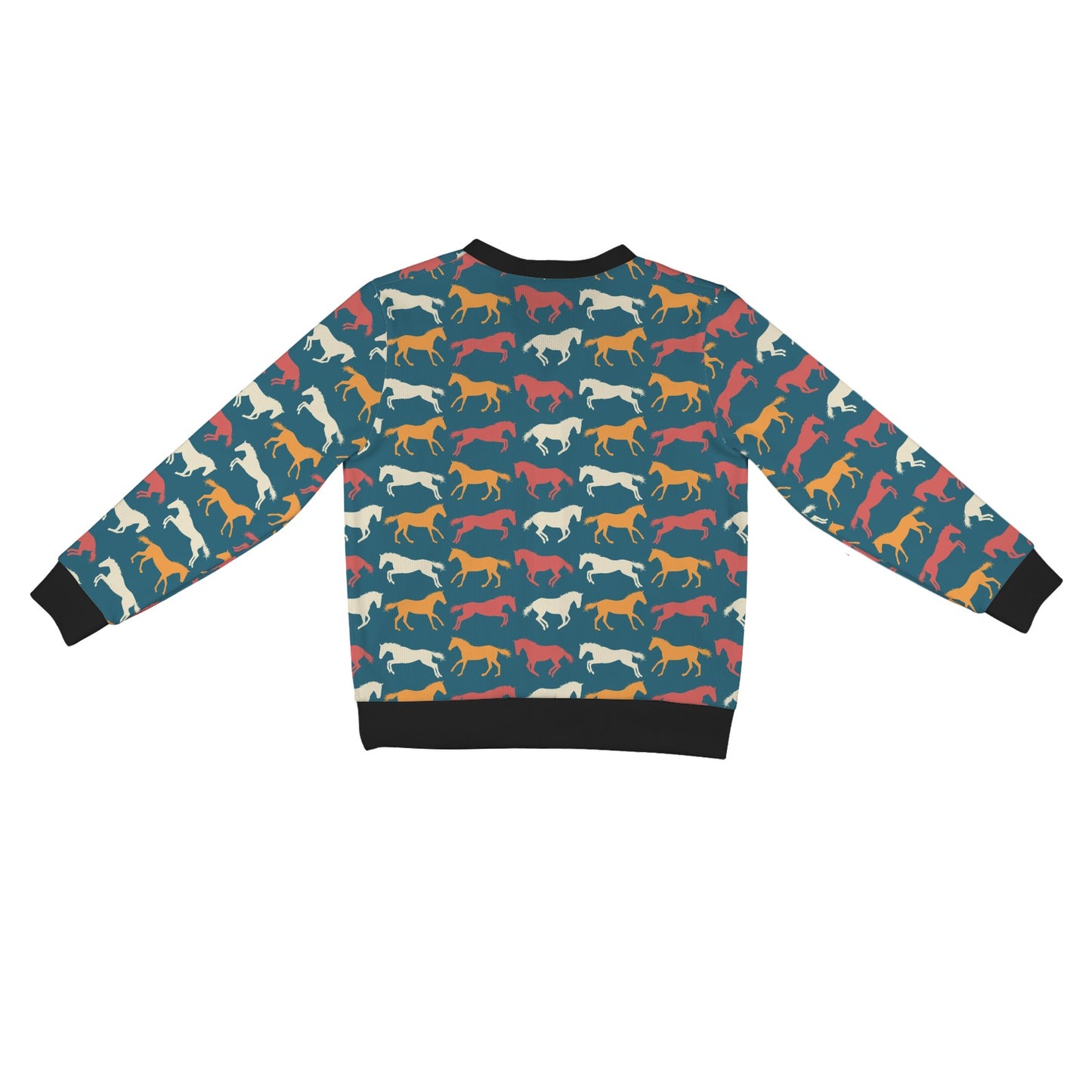 equestrian horse Design Print Pattern JJ0131 Women's Cardigan