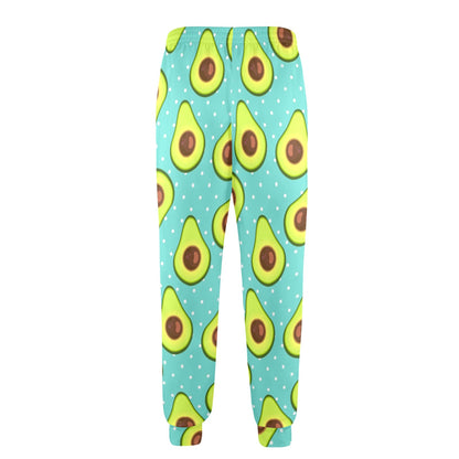 Avocado Pattern Print Design AC012 Men's Casual Track Pants